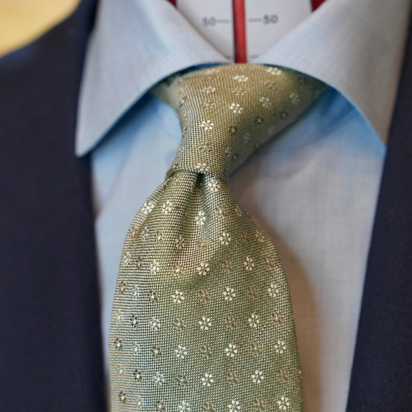 Sage Floral Tie