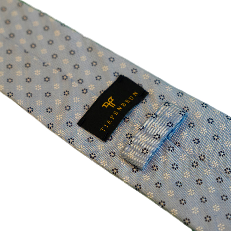 Light Blue Floral Tie