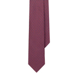 Burgundy Dot Tie