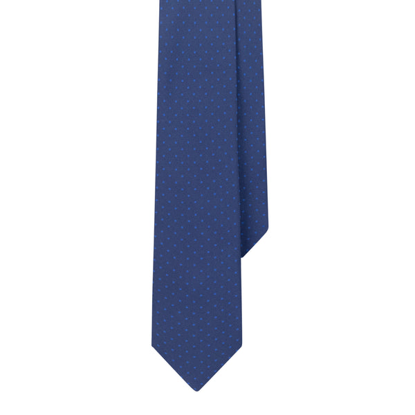 Navy Dot Tie
