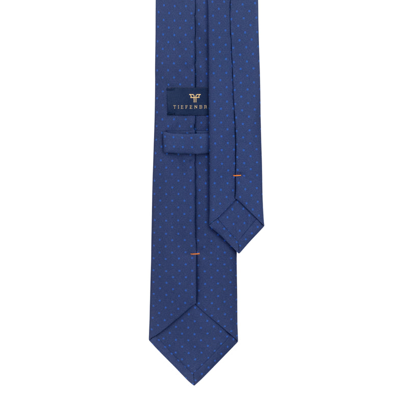 Navy Dot Tie