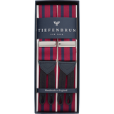 Burgundy and Navy Stripe Braces