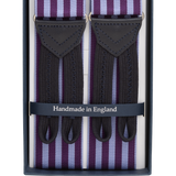 Purple Striped Braces