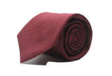 Seven-Fold Wine Silk Tie