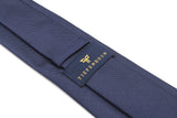 Seven-Fold Navy Silk Tie