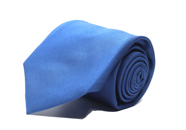 Seven-Fold Blue Silk Tie