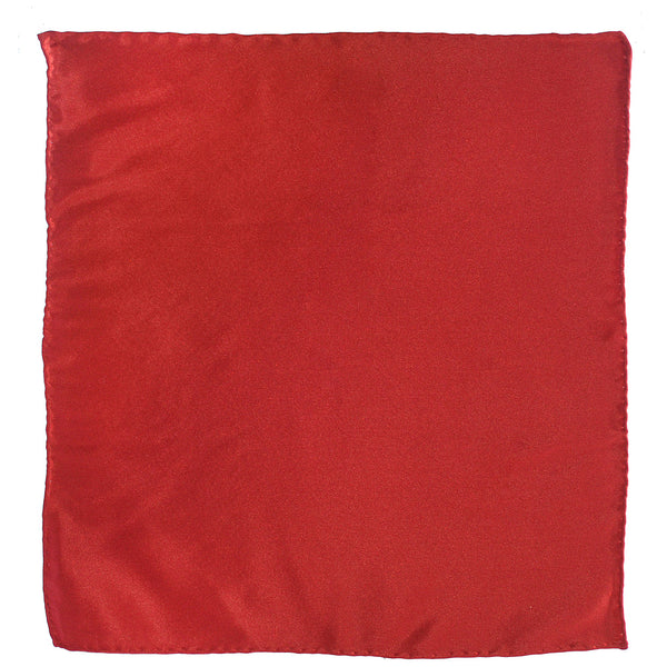 Tiefenbrun Red Silk Square